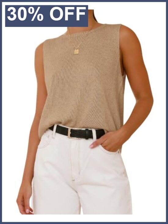 Other - BTFBM Sleeveless Knit Sweater Vest Crewneck Loose Fit Tank Top